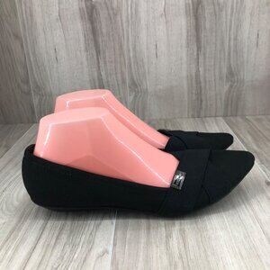 Anne Klein Flats Womens 8.5M Otavia Black Slip On Shoes